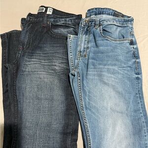 2 pair of men’s jeans